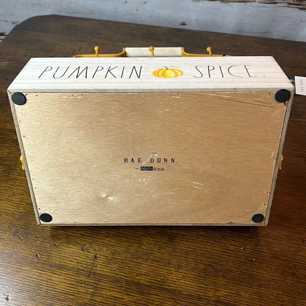 NWT Rae Dunn ‘Pumpkin Spice’ 6-Cup Rack & Coffee Station - Picture 4 of 4